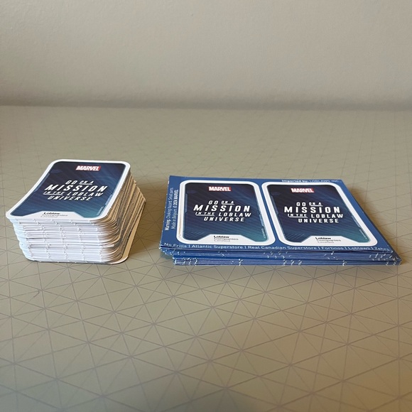 138 Miscellaneous Marvel “Go On A Mission” Loblaws Trading Cards - Picture 2 of 3